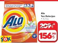 ALO TOZ DETERJAN 4,5 KG